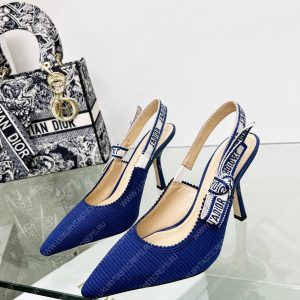 DIOR J'ADIOR SLINGBACK PUMP BLUE KDC201TFL - Image 4
