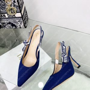 DIOR J'ADIOR SLINGBACK PUMP BLUE KDC201TFL - Image 5