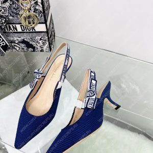 DIOR J'ADIOR SLINGBACK PUMP BLUE KDC201TFL - Image 4