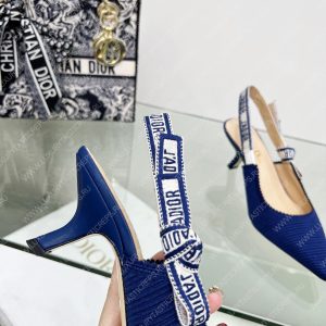 DIOR J'ADIOR SLINGBACK PUMP BLUE KDC201TFL - Image 7