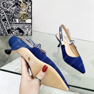 DIOR J'ADIOR SLINGBACK PUMP BLUE KDC201TFL - Image 9