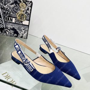 DIOR J'ADIOR SLINGBACK PUMP BLUE KDC201TFL - Image 4