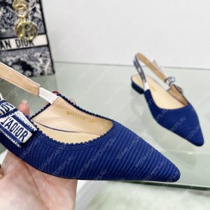 DIOR J'ADIOR SLINGBACK PUMP BLUE KDC201TFL - Image 7