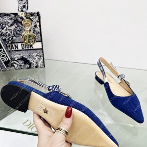 DIOR J'ADIOR SLINGBACK PUMP BLUE KDC201TFL - Image 9