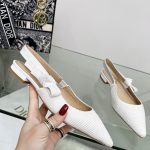 DIOR J'ADIOR SLINGBACK PUMP WHITE KDC201TFL
