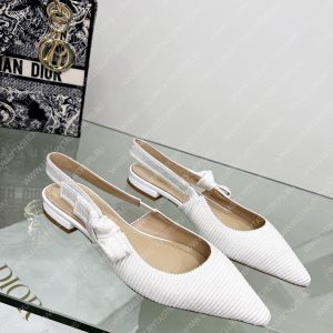 DIOR J'ADIOR SLINGBACK PUMP WHITE KDC201TFL - Image 3