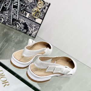 DIOR J'ADIOR SLINGBACK PUMP WHITE KDC201TFL - Image 6