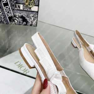 DIOR J'ADIOR SLINGBACK PUMP WHITE KDC201TFL - Image 7