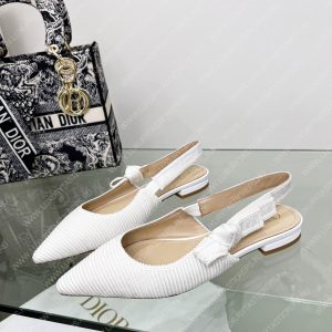 DIOR J'ADIOR SLINGBACK PUMP WHITE KDC201TFL - Image 8