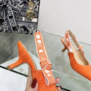 DIOR J'ADIOR SLINGBACK PUMP ORANGE KDC201TFL - Image 6