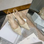 DIOR J'ADIOR SLINGBACK PUMP WHITE KCP761JHL