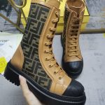 FENDI DOMINO BIKER BOOTIES BEIGE 8T8353AJZFF1ICN