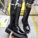 FENDI FENDIGRAPHY BIKER BOOTS BLACK 8T8355AKY6F1H1K