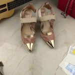 FENDI COLIBRI SLINGBACK PUMPS FAWN 8J8411AN