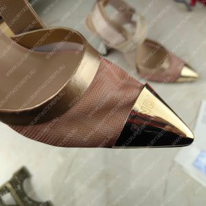 FENDI COLIBRI SLINGBACK PUMPS FAWN 8J8411AN - Image 8