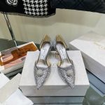 JIMMY CHOO SABINE 85 SILVER SABINE85