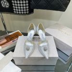 JIMMY CHOO SABINE 85 SILVER WHITE SABINE85