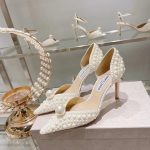 JIMMY CHOO SACORA 100 WHITE SACORA100WOZ