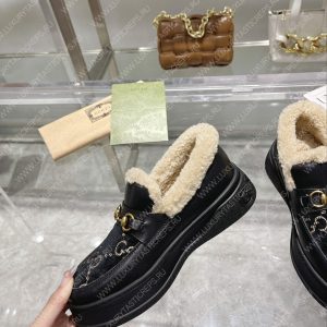 GUCCI HORSEBIT ANKLE BOOT BEIGE 550036 - Image 4