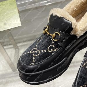 GUCCI HORSEBIT ANKLE BOOT BEIGE 550036 - Image 7