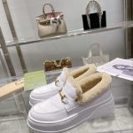 GUCCI HORSEBIT ANKLE BOOT WHITE 550036