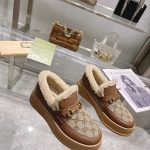 GUCCI HORSEBIT ANKLE BOOT CAMEL BROWN 550036