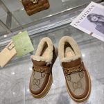 GUCCI HORSEBIT ANKLE BOOT CAMEL BROWN 550036
