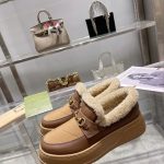 GUCCI HORSEBIT ANKLE BOOT BROWN 550036