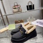 GUCCI HORSEBIT ANKLE BOOT BLACK 550036
