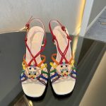 GUCCI WOMENS'S SANDAL WITH INTERLOCKING G 694863