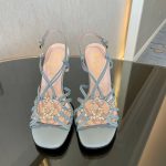 GUCCI WOMENS'S SANDAL WITH INTERLOCKING G GREY 694863