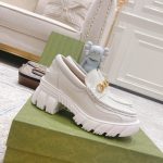 GUCCI LOAFER WITH HORSEBIT WHITE ‎656869