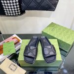 GUCCI GG SLIDE SLIDE BLACK 742058