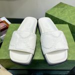 GUCCI GG SLIDE SLIDE WHITE 573922