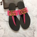GUCCI MARMONT LEATHER SANDAL PINK ‎612138