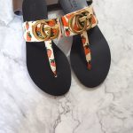 GUCCI MARMONT LEATHER SANDAL MULTICOLOUR ‎612138