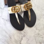GUCCI MARMONT LEATHER SANDAL WHITE ‎612138