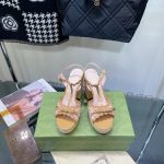 GUCCI SUPREME PLATFORM SANDALS MULTICOLOUR ‎730022