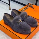 HERMES PARIS LOAFER DARK GREY H202091Z