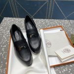 HERMES FAUBOURG LOAFER BLACK ‎H222054Z