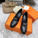 HERMES DAUPHINE 70 LOAFER BLACK H212093Z