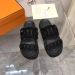 HERMES EXTRA SANDAL BLACK H222153Z