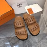 HERMES EXTRA SANDAL BROWN H222153Z