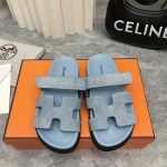 HERMES CHYPRE SANDAL BLUE H222153Z