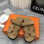 HERMES CHYPRE SANDAL BROWN H222153Z