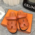 HERMES CHYPRE SANDAL ORANGE H222153Z