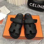 HERMES CHYPRE SANDAL BLACK H222153Z