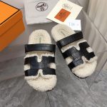 HERMES CHYPRE SANDAL BLACK H222153Z