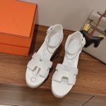 HERMES ELDA ESPADRILLE WHITE H221143Z