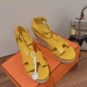 HERMES ELDA ESPADRILLES MUSTARD H221143Z - Image 4